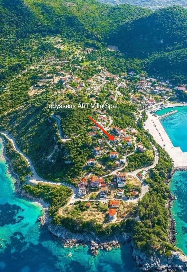 Odysseas Art Villa Poros  Bagian luar foto